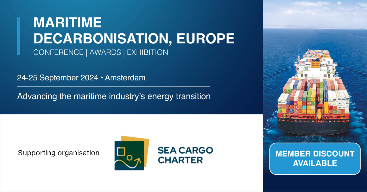 Sea Cargo Charter supports Maritime Decarbonisation event in Amsterdam